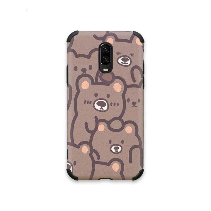 เคสศัพท์มือถือ-oneplus-oneplus-9-oneplus-9pro-oneplus-8-oneplus-8t-oneplus-8pro-oneplus-7-oneplus-7pro-oneplus-7t-pro-oneplus-6t-แบบเต็มหน้าจอหมีพร้อมเคสซิลิโคนน่ารักหลายตัวเคสศัพท์มือถือเคสป้องกัน