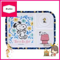 ถาดหลุมเมลามีน 10.5 นิ้ว SUPERWARE SNOOPY FLOWERMELAMINE COMPARTMENT PLATE 10.5IN SUPERWARE SNOOPY FLOWER **ใครยังไม่ลอง ถือว่าพลาดมาก**