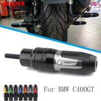 แผ่นเลื่อนท่อไอเสียสำหรับ BMW C 400 GT C 400GT 2020-2022แผ่นเลื่อนเครื่องป้องกันการกระแทกเคสมือถืออะลูมิเนียมรถมอเตอร์ไซค์พร้อม C400GT โลโก้