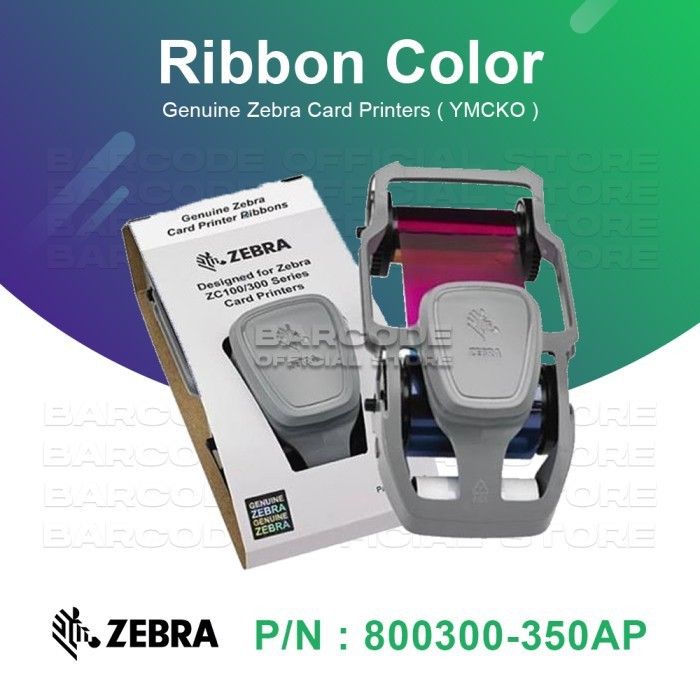 เครื่องพิมพ์บัตรประจําตัวประชาชน-zebra-zc100-zc300-pn-800300-350ap-ymcko-สี