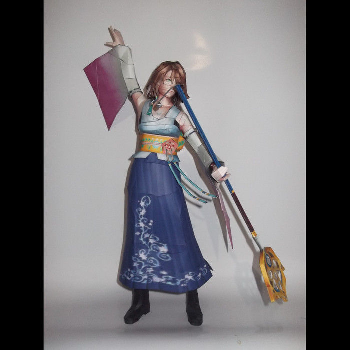 Final Fantasy Yuna Papercraft Lazada Indonesia