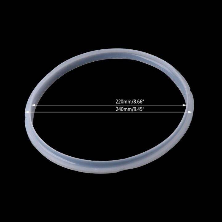 2ชิ้น22เจลซิลิโคนปะเก็นยางแหวนกันรั่วสำหรับชิ้นส่วนหม้อหุงข้าวแรงดันสูงไฟฟ้า5-6นิ้ว