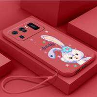 เคส Xiaomi ซิลิโคนเหลวเคสนิ่มใส่โทรศัพท์พิเศษ11ชิ้นฝาครอบเคสกันกระแทกมือถือเรียบเคสโทรศัพท์โทรศัพท์รูปกระต่ายน่ารักพร้อมสายคล้อง