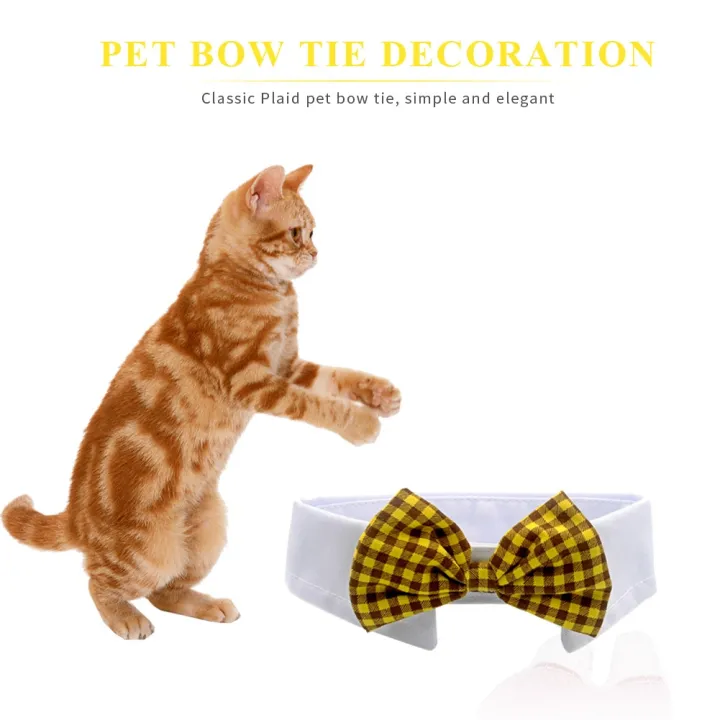 pet-plaid-bowknot-dog-cat-cute-lattice-bow-tie-collar-adjustable-cotton-strap-puppy-kitten-necklace-collar-pet-supplies