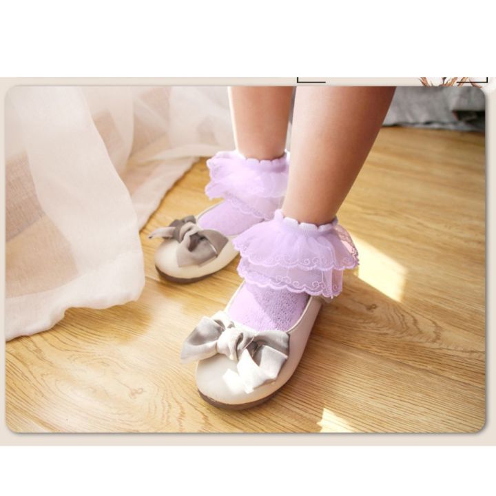 anta-shop-ถุงเท้าเด็ก-ถุงเท้าข้อสั้น-ถุงเท้าฟรุ้งฟริ้งเด็ก-ถุงเท้าเต้น-ถุงเท้าแฟชั่นเด็ก
