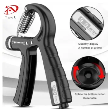 10-100Kg Adjustable Hand Grip Strengthener Electronic Countable Heavy  Gripper Exerciser Arm Muscle Wrist Train Fitness