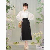 Original Hanfu female Song-made aircraft sleeves improved Han element youth suit summer