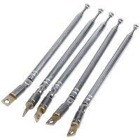 【CW】 hot sale 5 Pcs 32cm Length Section Telescopic AM FM Radio Antenna 180 Degree