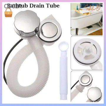 1pc Universal Tub Stopper Bathtub Drain Plug, Pop Up Tub Drain Hair  Catcher, Drain Cover With Strainer, For 1-3/8 To 2in Bath Drain Hole,  Bathroom Acc