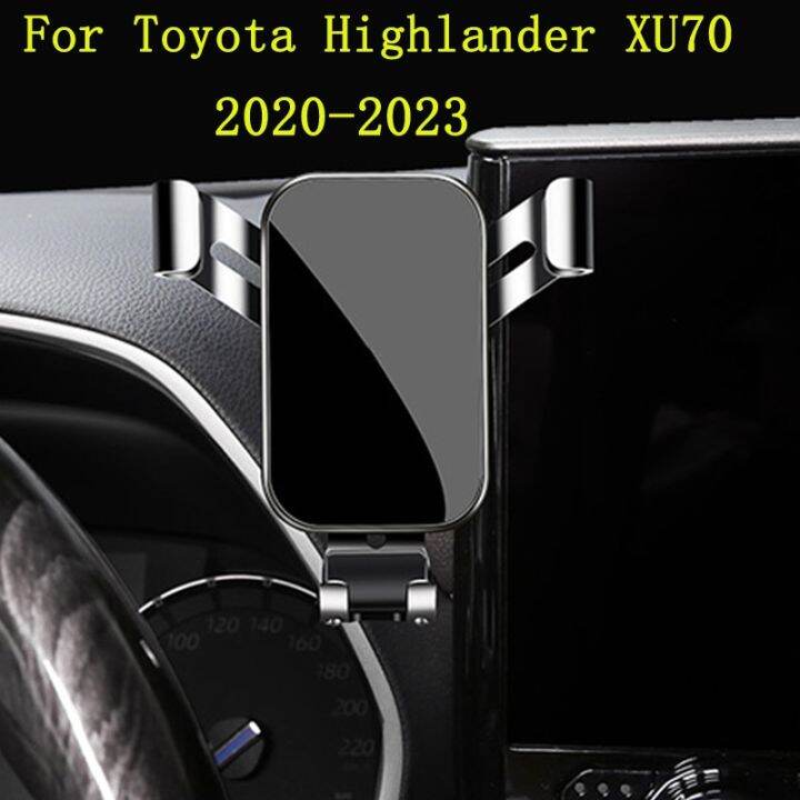 ที่วางโทรศัพท์ในรถ-lhd-สำหรับโตโยต้า-highlander-2023-2021-2022ที่ยึดโทรศัพท์มือถือแท่นยึดอุปกรณ์ในรถที่ตั้งโทรศัพท์มือถือที่ชาร์จแบบไร้สาย