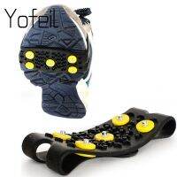 （AT） Yofeil Elastic Magic Spike Shoes Anti SlipGripper With Crampon Walk On Ice Snow For Mountaineering Climbingwinter