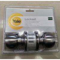 ลูกบิดประตูห้องน้ำ ทั่วไป สีสแตนเลส Satin Stainless (SS) YALE