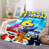Super Wings Ledi, Little Love and Cool Fly Cartoon Cartoon Blanket Sofa Office Lunch Rest Blanket Air conditioning Blanket Soft and comfortable Customizable  8