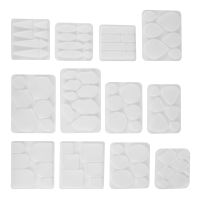 Resin Jewelry Molds,12 PCS Earring Resin Molds Silicone with Hole, Jewelry Casting Molds for Epoxy Resin, Resin Molds