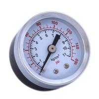 【YD】 0-160psi Thread Mount Pressure Gauge Air Gas Compressor Manometer Tester