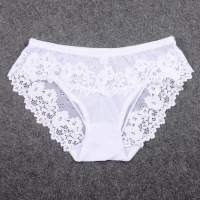 mujer bragas Underwear Ladies Pretty Underpants Breathable Mesh Transparent Panties Briefs Lace Women Underwear size Plus