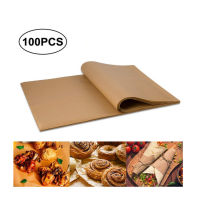 100Pcs Bread Baking Air Cookie Parchment Paper Unbleached