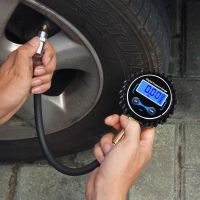 Digital Tire Air Pressure Gauge High Precision LCD Gauge 0 200PSI With LED Light For Car Truck Motorcycle