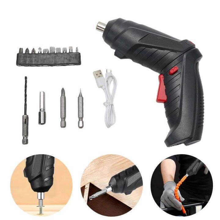 Black Electric Screwdriver High Endurance High Speed Transfer Low Noise Lazada PH