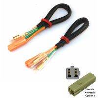 ™ Motorcycle Turn Signals Indicator Light and cable Kit For KAWASAKI Ninja250R Z125 Z250 Z300 Z650 Z750 Z800 Z900 Z1000