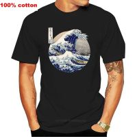 ใหม่ เสื้อยืด ลาย Kanagawa The Great Wave S-5 Usa Ebnakn88Hemhno59 สไตล์ญี่ปุ่น สําหรับผู้ชาย  W031