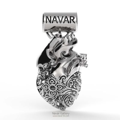 Navar Gallery : ชาร์มใจสยาม เนื้อเงินแท้ 92.5 Heart of Siam Charm Silver 92.5