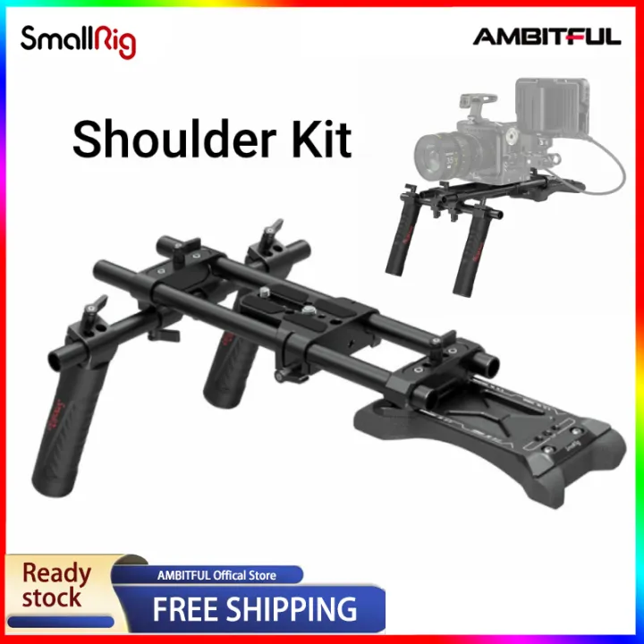 SMALLRIG Universal Basic Camera Shoulder Mount Kit for DSLR, Mirrorless