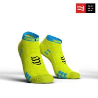 Compressport ถุงเท้าวิ่ง Run Lo-Cut Fluo Yellow