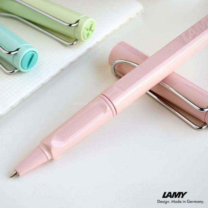 lamy-safari-rollerball-pastel-special-edition-2019-ปากกาโรลเลอร์บอล-ลามี่-ซาฟารี-พาสเทล-ลิมิเต็ด-2019-สีฟ้า-blue-macaron-สีเขียว-mint-glaze-สีชมพู-rose-powder-ของแท้100-พร้อมกล่องและใบรับประกัน-penand