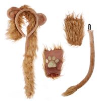 Lion Paws Kit Lion Fingerless Costume for s Kids Halloween Decoration