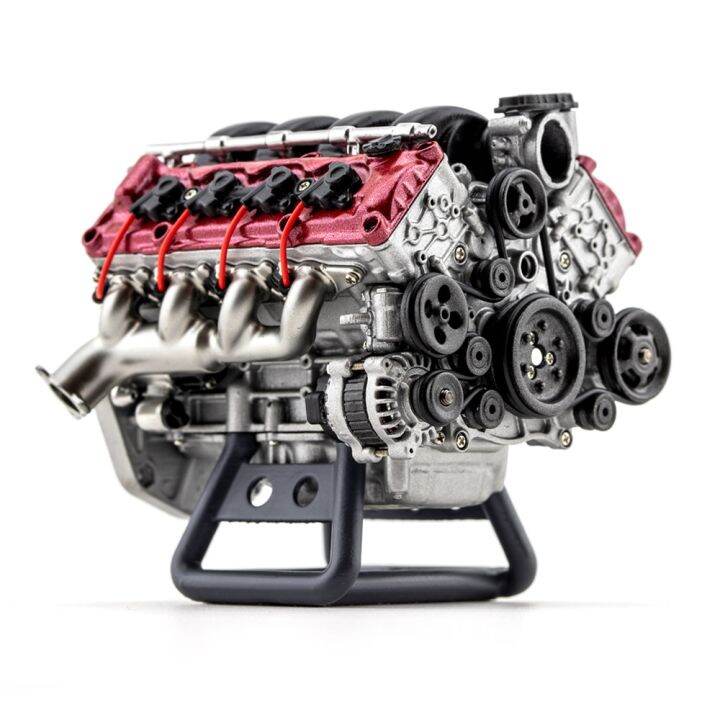 MAD V8 Engine Internal Combustion Model Assembly Kit RC Full Simulation