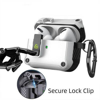 Security Lock Cover for AirPods 2 3 1 Pro2 2nd Gen Shockproof Air Pods airpods3 Funda