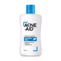 ACNE-AID GENTLE LIQUID Sensitive Skin 100 ml สำหรับผิวแห้ง-ผิวผสมบอบบางและแพ้ง่าย ทำความสะอาดผิวหน้าและรูขุมขนได้อย่างล้ำลึก SLS Free บำรุงผิวให้มีสุขภาพดี