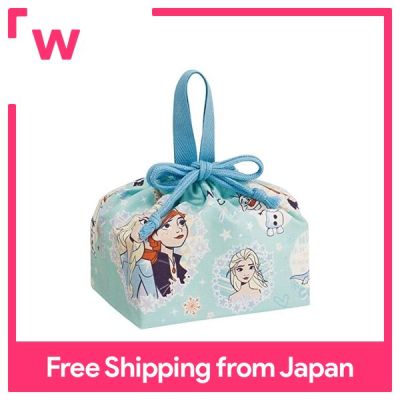 กระเป๋าหูรูดกล่องข้าวกลางวันสำหรับเด็ก Machi Disney Anna And The Snow Queen 2สาวๆผลิตใน KB7-A ญี่ปุ่น