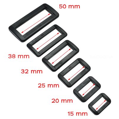 【CW】❈✕  2pcs Plastic Loops Adjustable buckle Rectangle Rings accessories