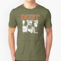 Dust Band - Hard Attack And Dust Short-Sleeved T-Shirt Harajuku Hip-Hop T-Shirt Tee Tops Chocolate Watchband Blue Cheer Mc5