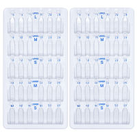 1กล่องทันตกรรมแสงรักษาคอมโพสิตเรซิ่นแม่พิมพ์แม่พิมพ์แผ่นไม้อัดชุด Autoclave อย่างรวดเร็วด้านหน้าฟันอุปกรณ์ทันตกรรม