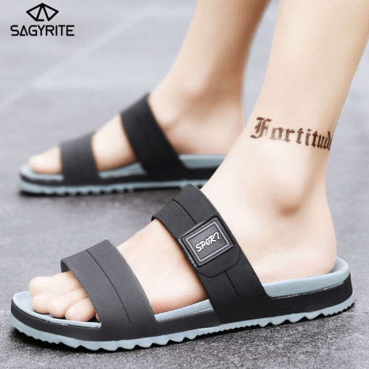 Men discount jelly sandals