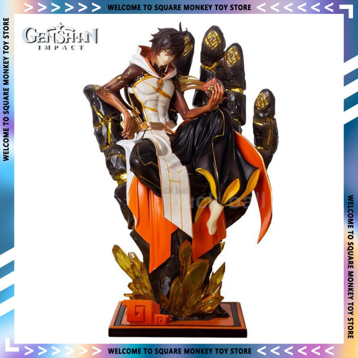 26cm Genshin Impact Anime Figures Zhongli Zhongli Figurine Figurine ...