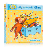 My favorite things a playtime book a game time book English original picture book cardboard book warm family parents and children read picture books together English Enlightenment early education