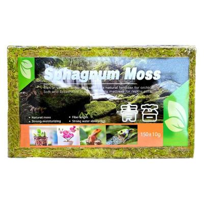 Sphagnum Moss for Orchids 150g Potted Plants Moss Mix Soil Nutrition Organic Fertilizer for Plant Growth Moss Crafts Floral Designs Mini Landscapes Reptiles effectual