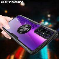 [HF16] KEYSION เคสกันกระแทกสำหรับ Honor 30 30 Pro Plus 30S X10 Pro Clear แหวนแม่เหล็กโทรศัพท์ฝาหลังสำหรับ Huawei Nova 7 Pro 7i 7 SE