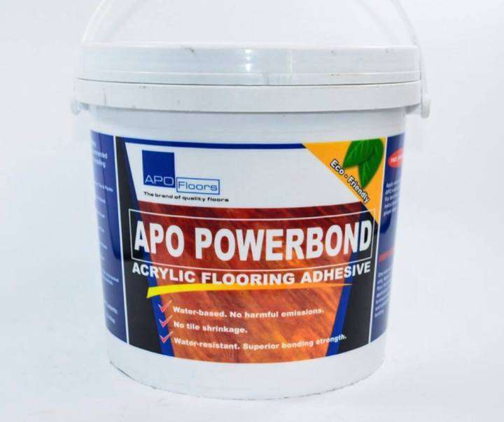 Apo Floors Powerbond Acrylic Flooring Adhesive (1 Gallon/4 Liters