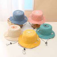 (พร้อมส่ง) หมวก Bucket หมวกเด็ก 12เดือน-5ปี รอบหัว:50-52 cm. หมวกบักเก็ต พิมฟอนต์อักษร "K" หมวกเด็กผู้หญิง หมวกเด็กผู้ชาย หมวกแฟชั่นเด็ก :NongPun Shop