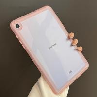 เคสแท็บเล็ตใสสำหรับซัมซุงกาแล็กซีแท็บ S7 + S7 FE S8 Plus 12.4 A7 Lite 8.7นิ้ว T220 T500 A8 X200 S6 P610 S7 T730เคสนิ่มกันกระแทก