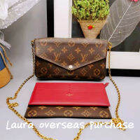 pre order Brand new authentic，Louis Vuitton，POCHETTE FÉLICIE CHAIN BAG，crossbody bag，Shoulder Bags，LV