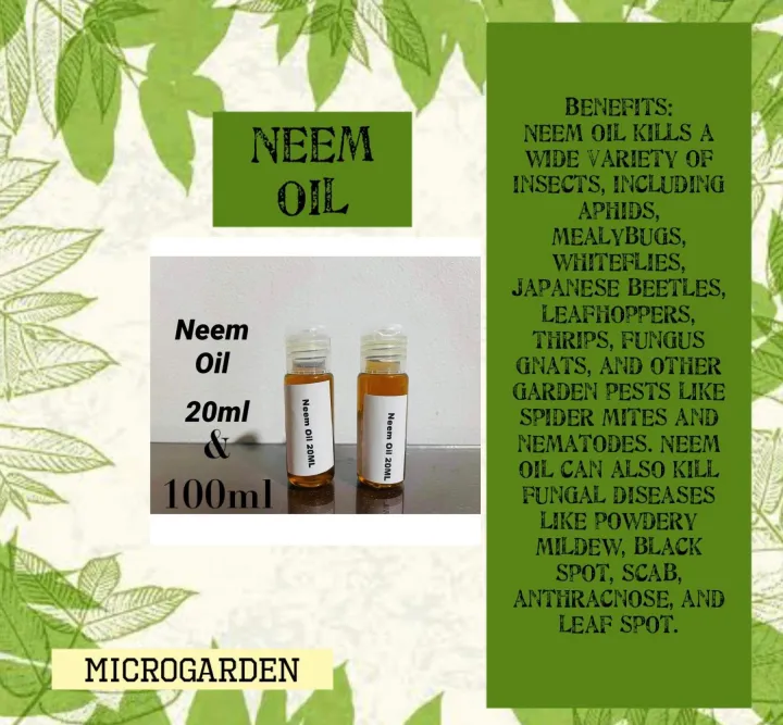 Microgarden Pure Neem Oil Pesticide Plants/Flower Effective Pesticides