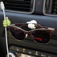 Hand-shaped Rubber Holder Glasses Cable Power Cord Charging Line Self Adhesive Mini Hook Car Storag Organizer Gadget Decorations