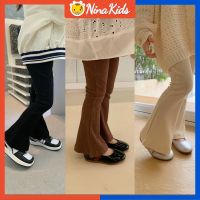 NINAKIDS กางเกงขาบานเด็กผู้หญิงเกาหลีรุ่นใหม่ Celana Legging Bayi 1-6ปี