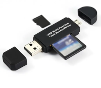 OTG Card Reader Micro SD/SD Card/USB TF ความเร็วสูง 2.0 Card Reader เครื่องอ่านการ์ด OTG